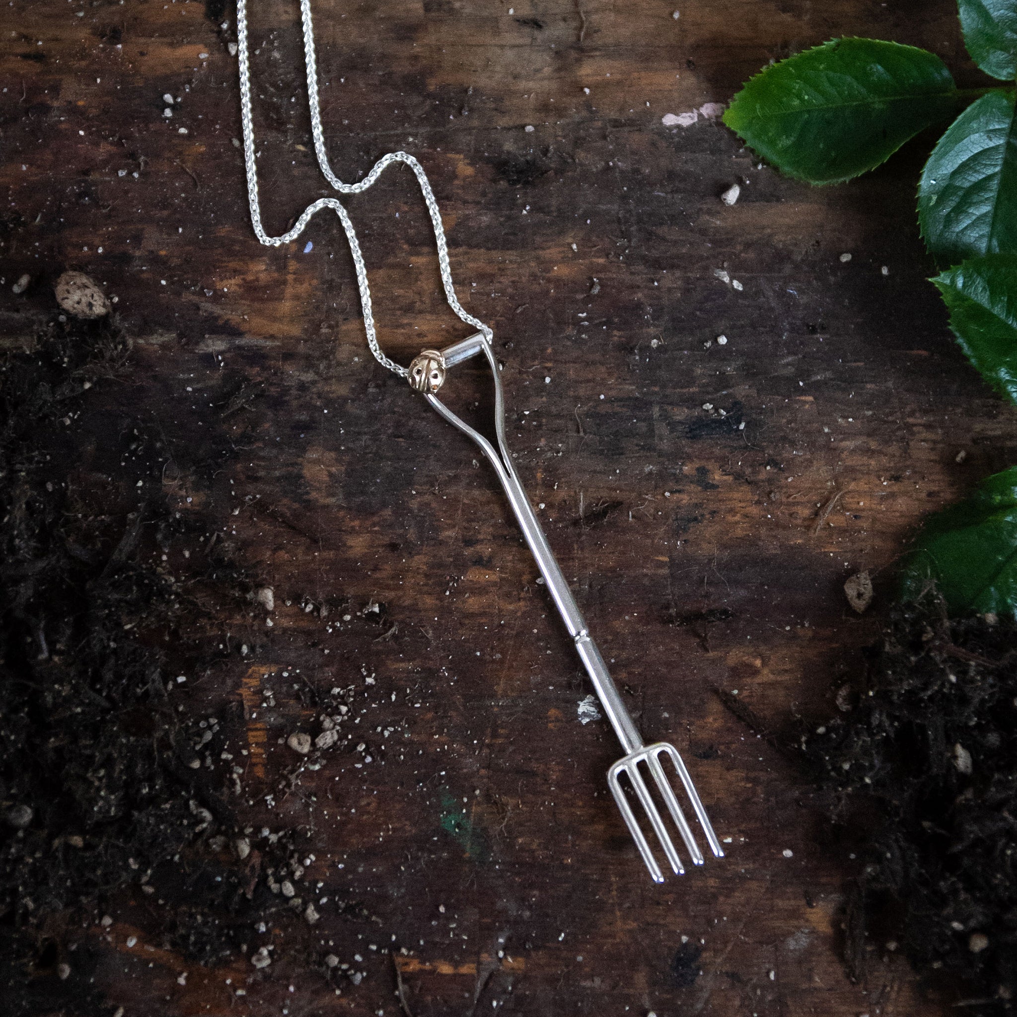 Border Fork Necklace Ellen Lou Gardening Jewellery