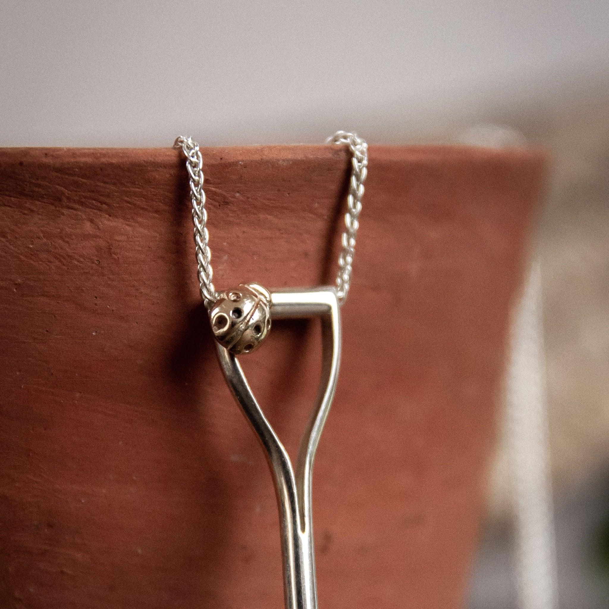 Border Fork Necklace Ellen Lou Gardening Jewellery