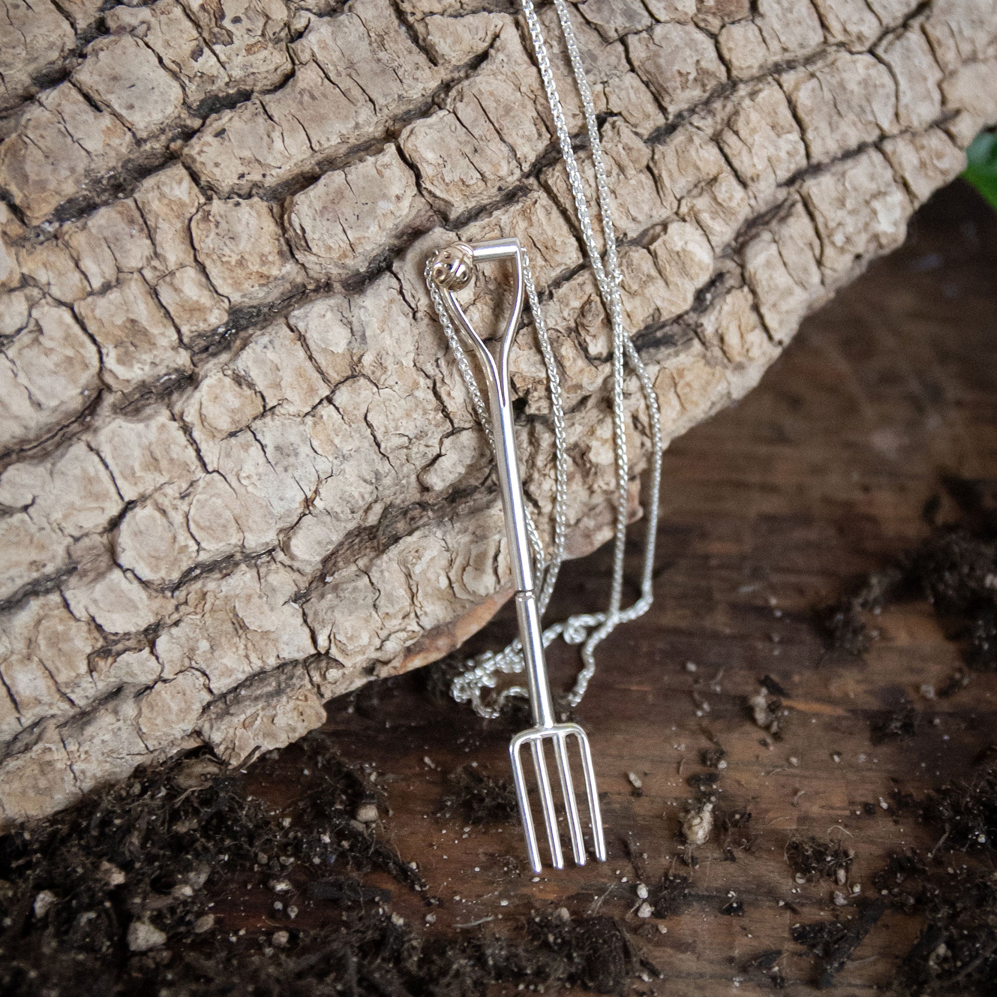 Border Fork Necklace Ellen Lou Gardening Jewellery