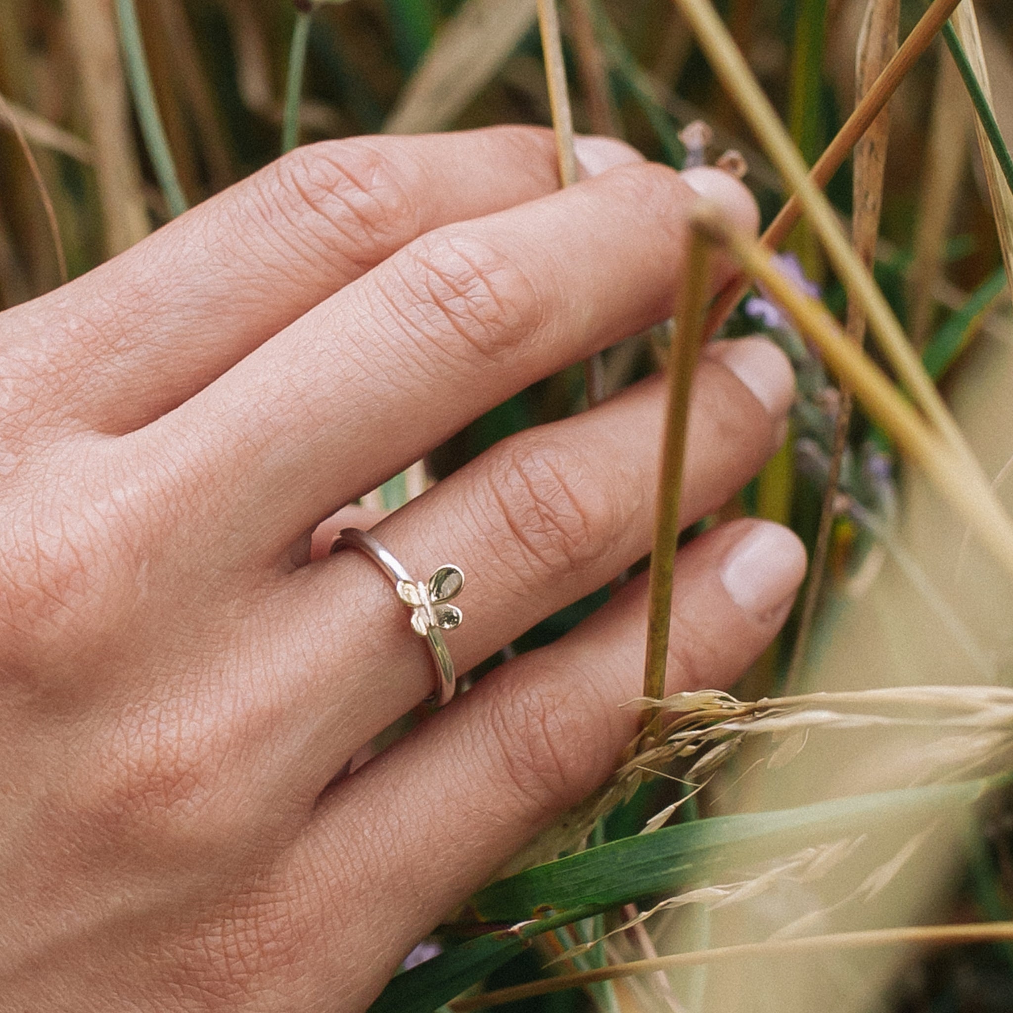 Ellen Lou Gardening Jewellery Butterfly Ring