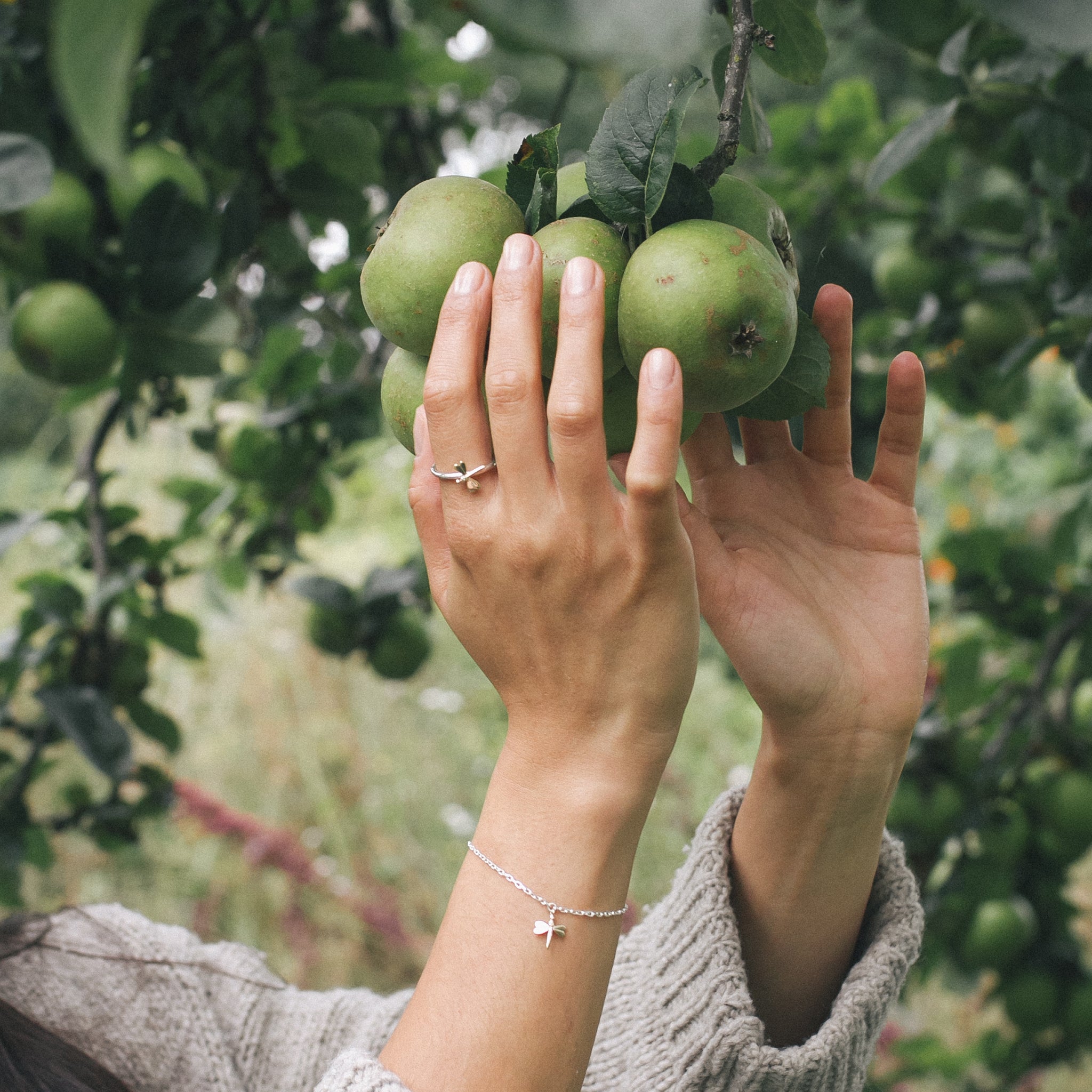 Ellen Lou Gardening Jewellery Damselfly Ring