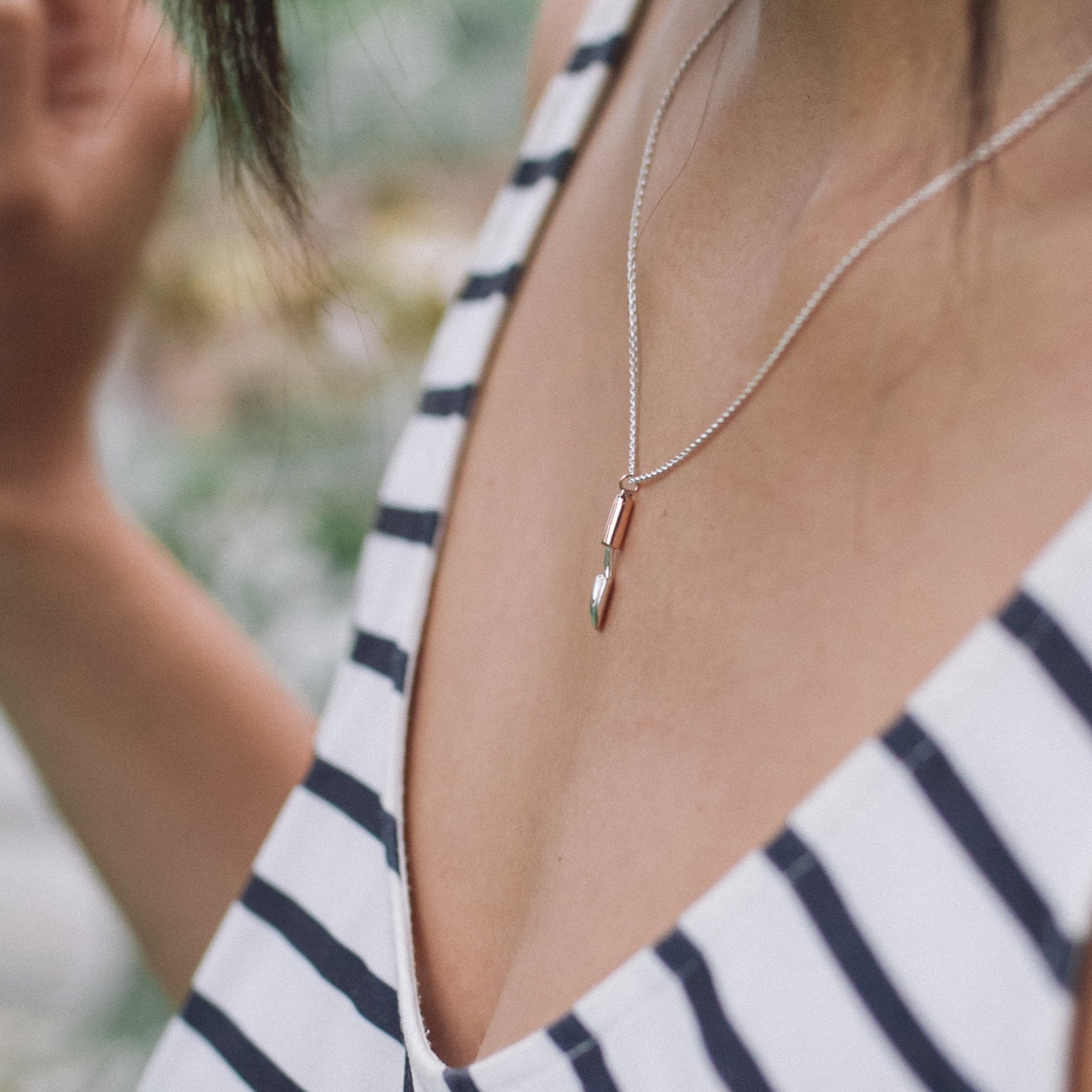 Ellen Lou Gardening Jewellery Hand Trowel Necklace