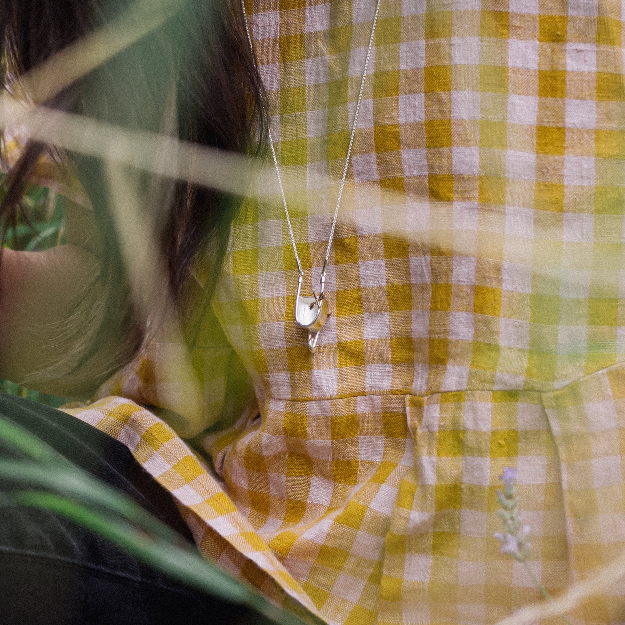 Ellen Lou Gardening Jewellery Wheelbarrow Necklace