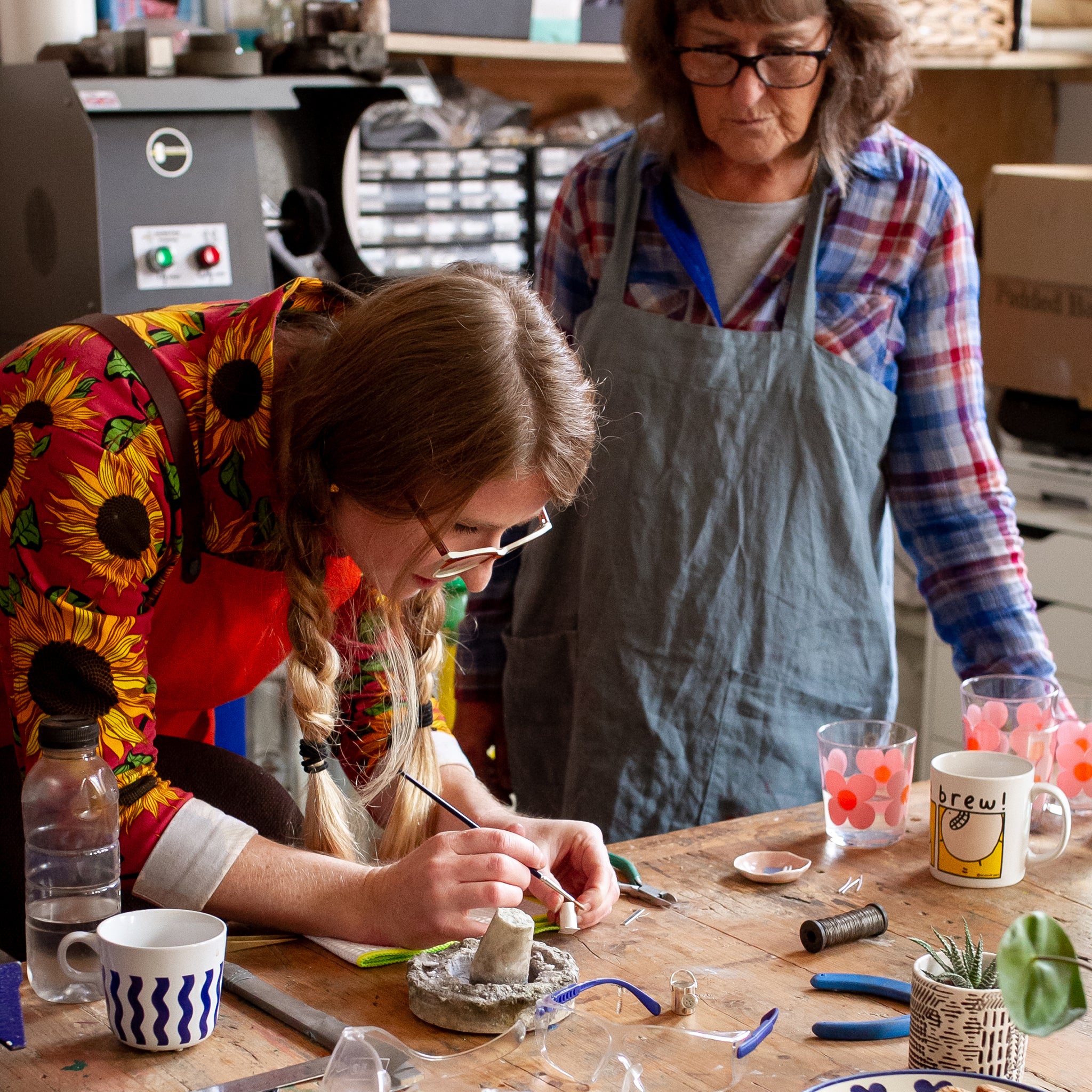 Ellen Lou Watering Can One Day Silver Workshop