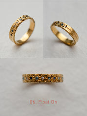 Cadence No. 1 Slimline – 9ct Gold Birthstone Ring