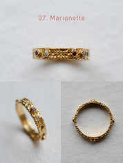 Cadence No. 1 Slimline – 9ct Gold Birthstone Ring
