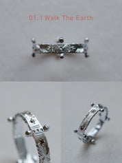 Cadence No. 1 Slimline – Platinum Birthstone Ring