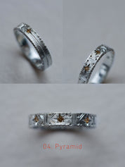 Cadence No. 1 Slimline – Platinum Birthstone Ring
