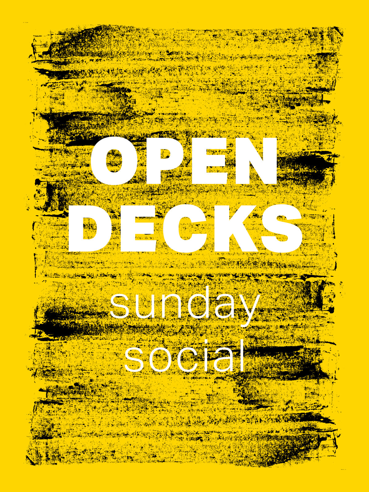 Liquorice Presents : Open Decks / Sunday Social