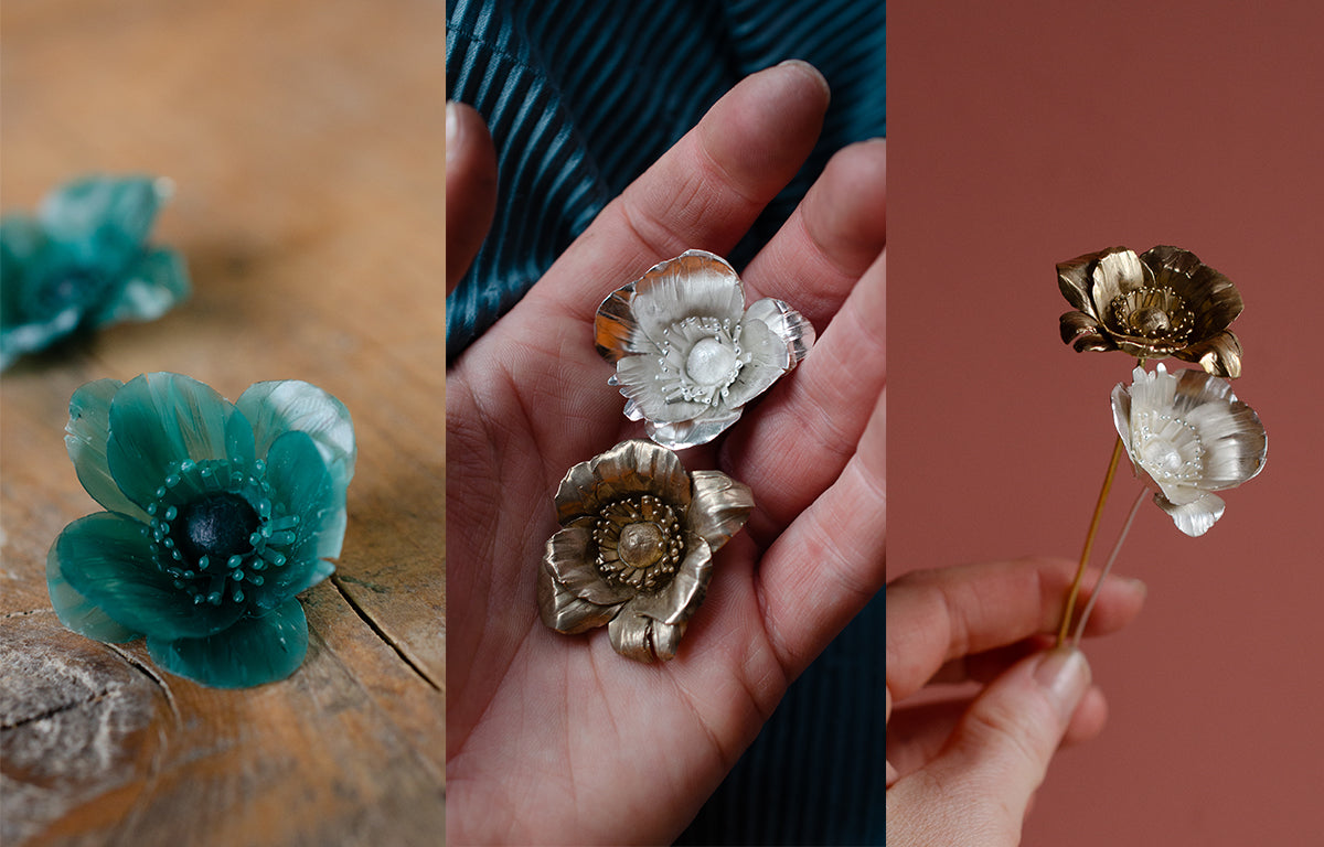 Wax Carving Workshop Flower Anemone Coronaria Birmingham Ellen Lou