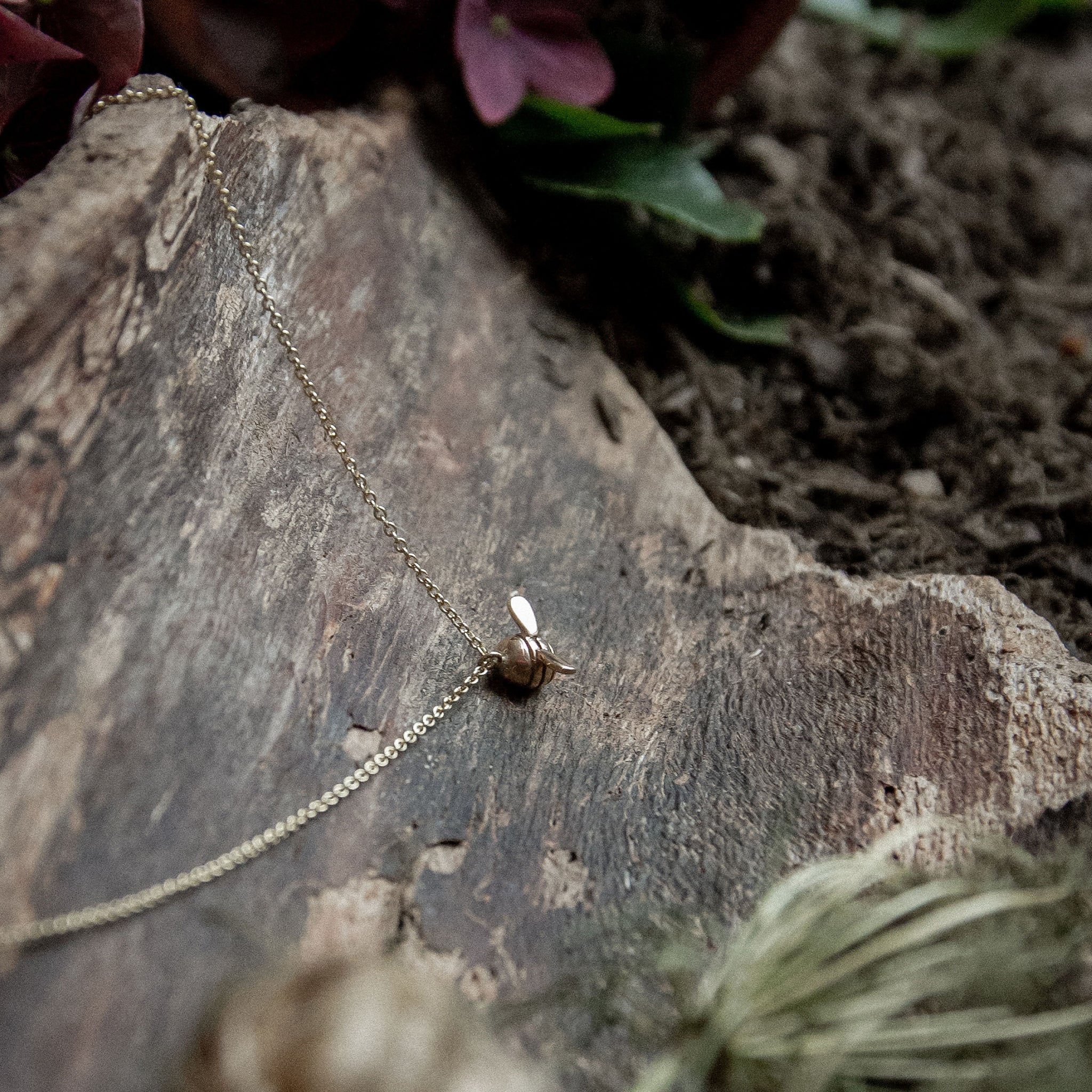 Ellen Lou Gardening Jewellery Bumble Bee Necklace