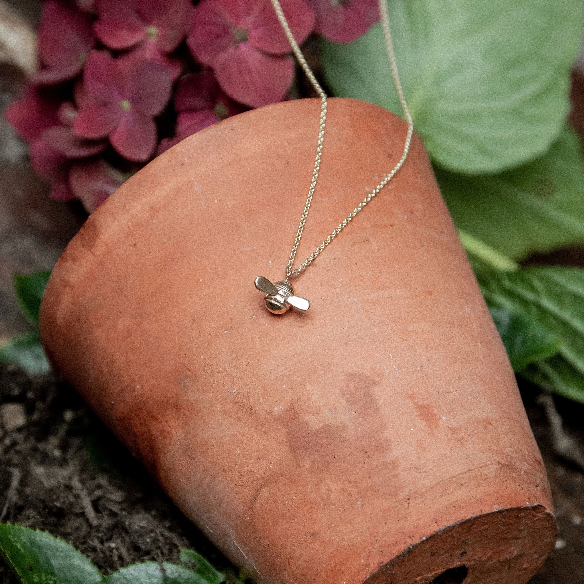 Ellen Lou Gardening Jewellery Bumble Bee Necklace