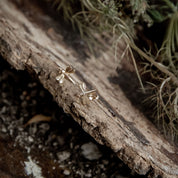 Ellen Lou Gardening Jewellery Damselfly Stud Earrings