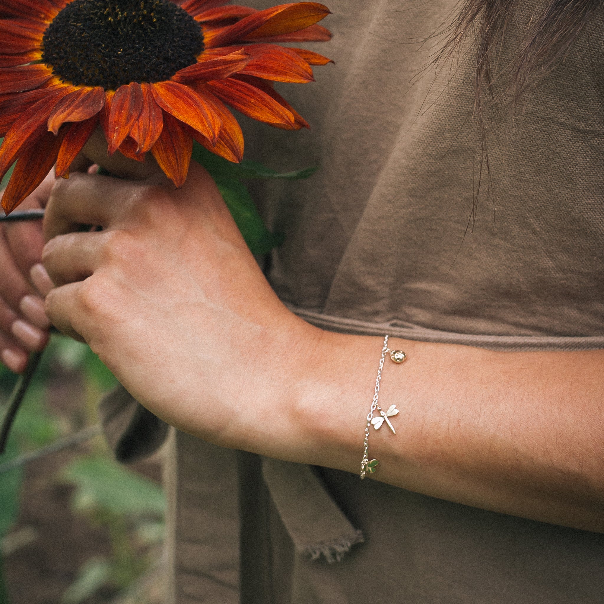 Ellen Lou Gardening Jewellery Bugs Bracelet