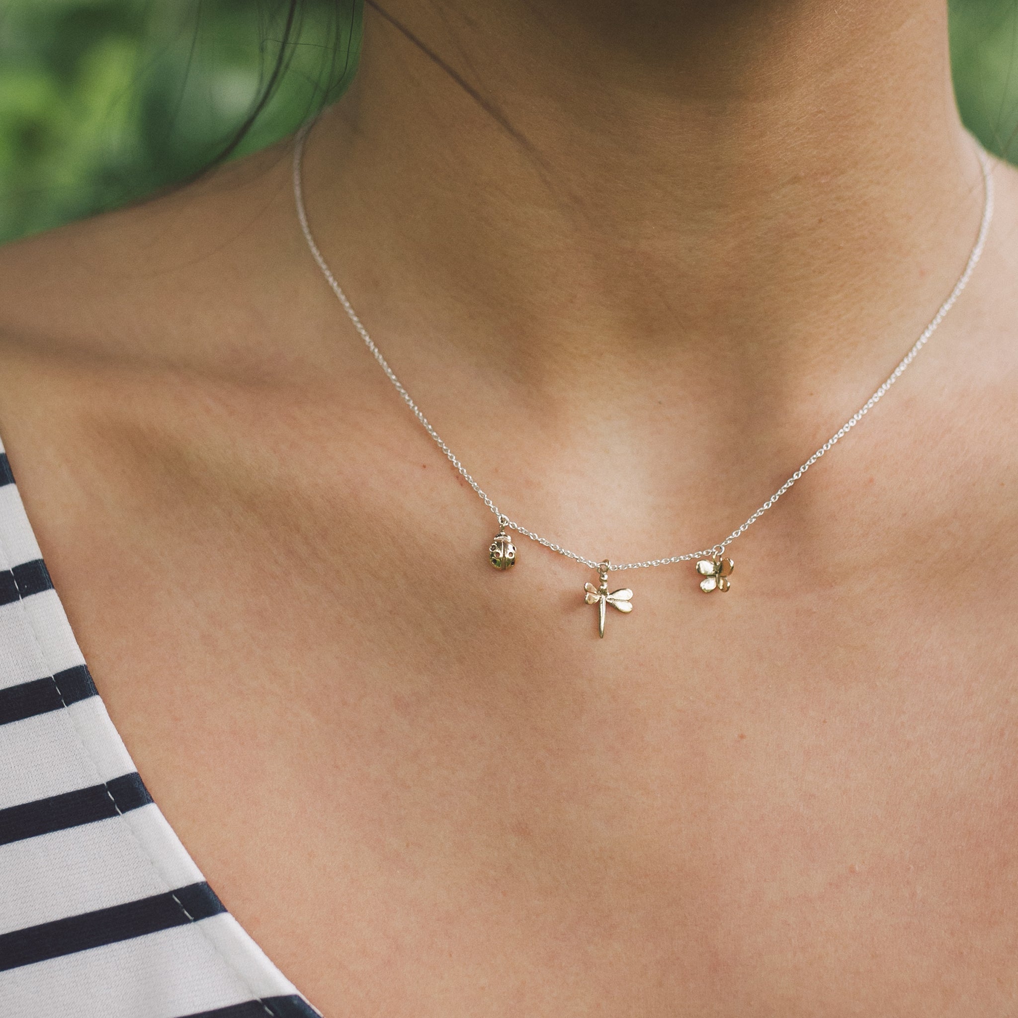 Ellen Lou Gardening Jewellery Bugs Necklace