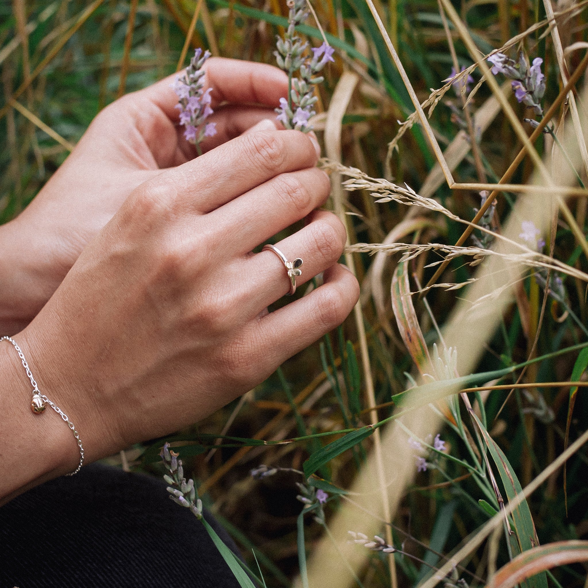 Ellen Lou Gardening Jewellery Butterfly Ring