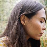 Ellen Lou Gardening Jewellery Bumble Bee Stud Earrings