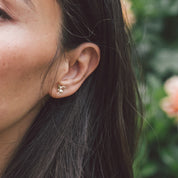 Ellen Lou Gardening Jewellery Butterfly Stud Earrings