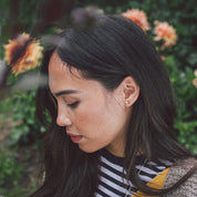 Ellen Lou Gardening Jewellery Butterfly Stud Earrings