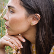 Ellen Lou Gardening Jewellery Damselfly Stud Earrings