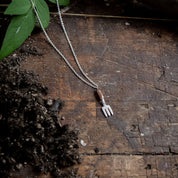 Ellen Lou Gardening Jewellery Hand Fork Necklace