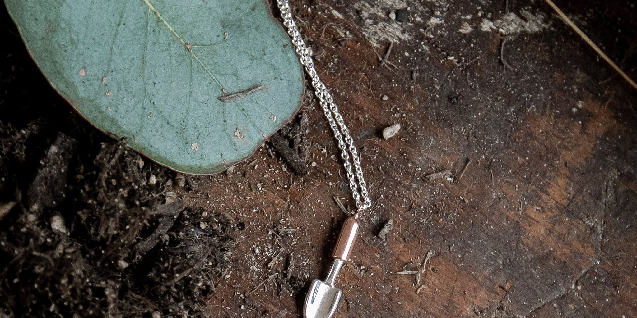 Ellen Lou Gardening Jewellery Hand Trowel Necklace