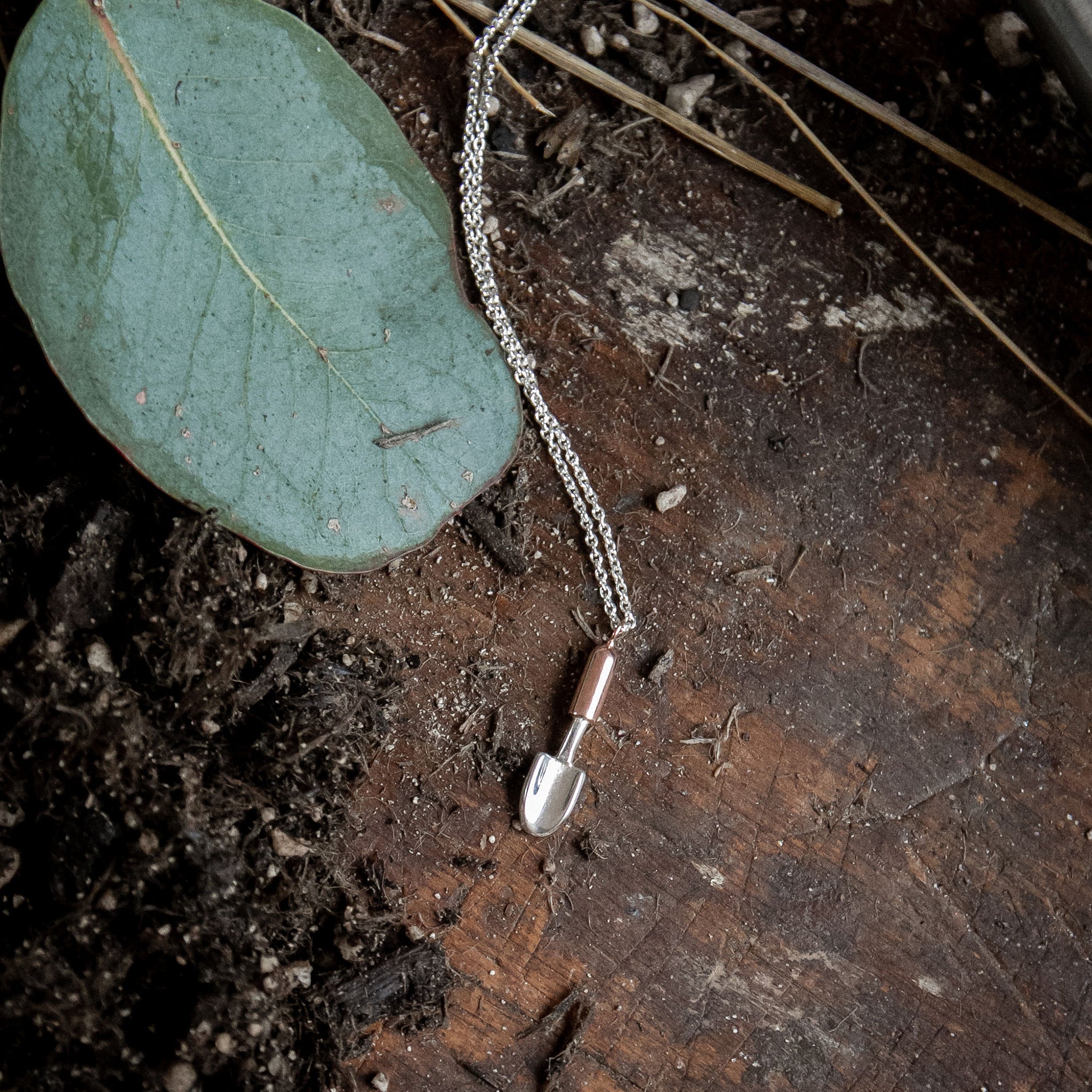Ellen Lou Gardening Jewellery Hand Trowel Necklace