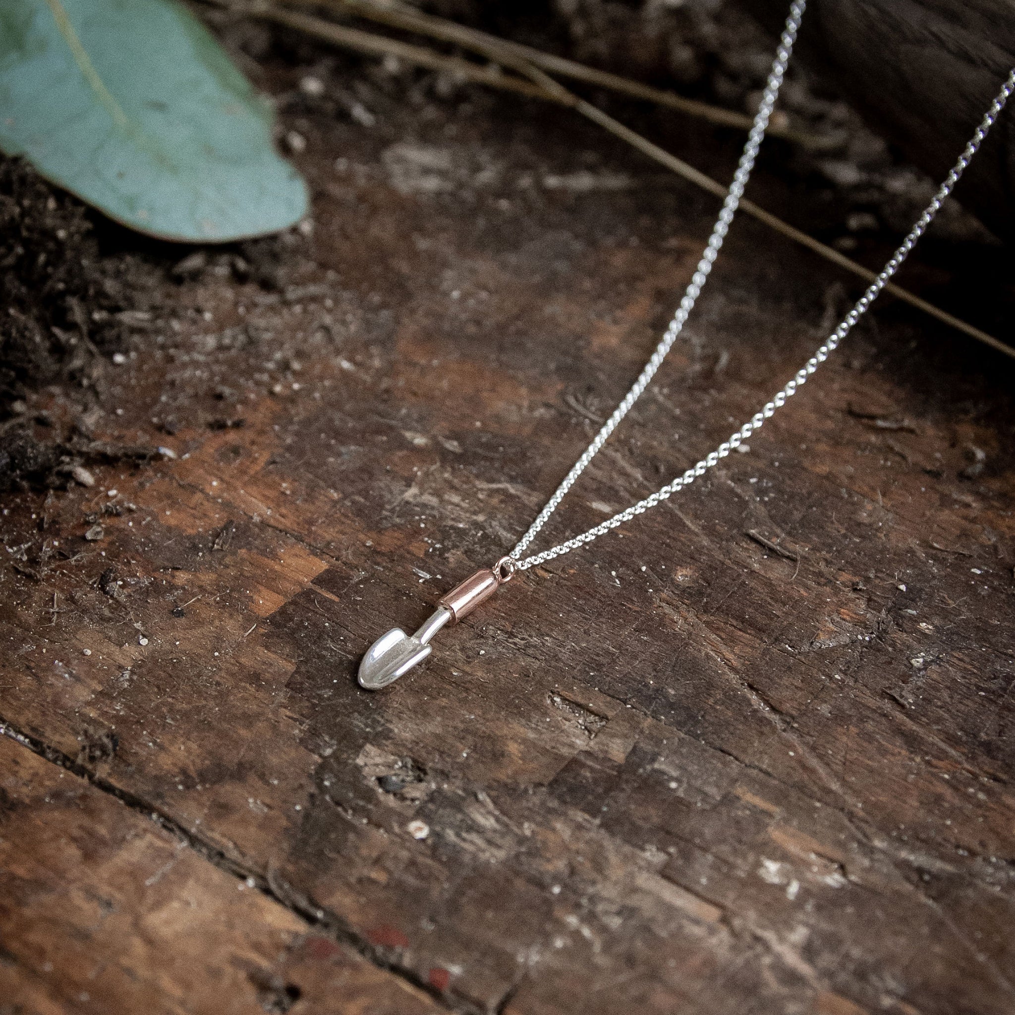 Ellen Lou Gardening Jewellery Hand Trowel Necklace