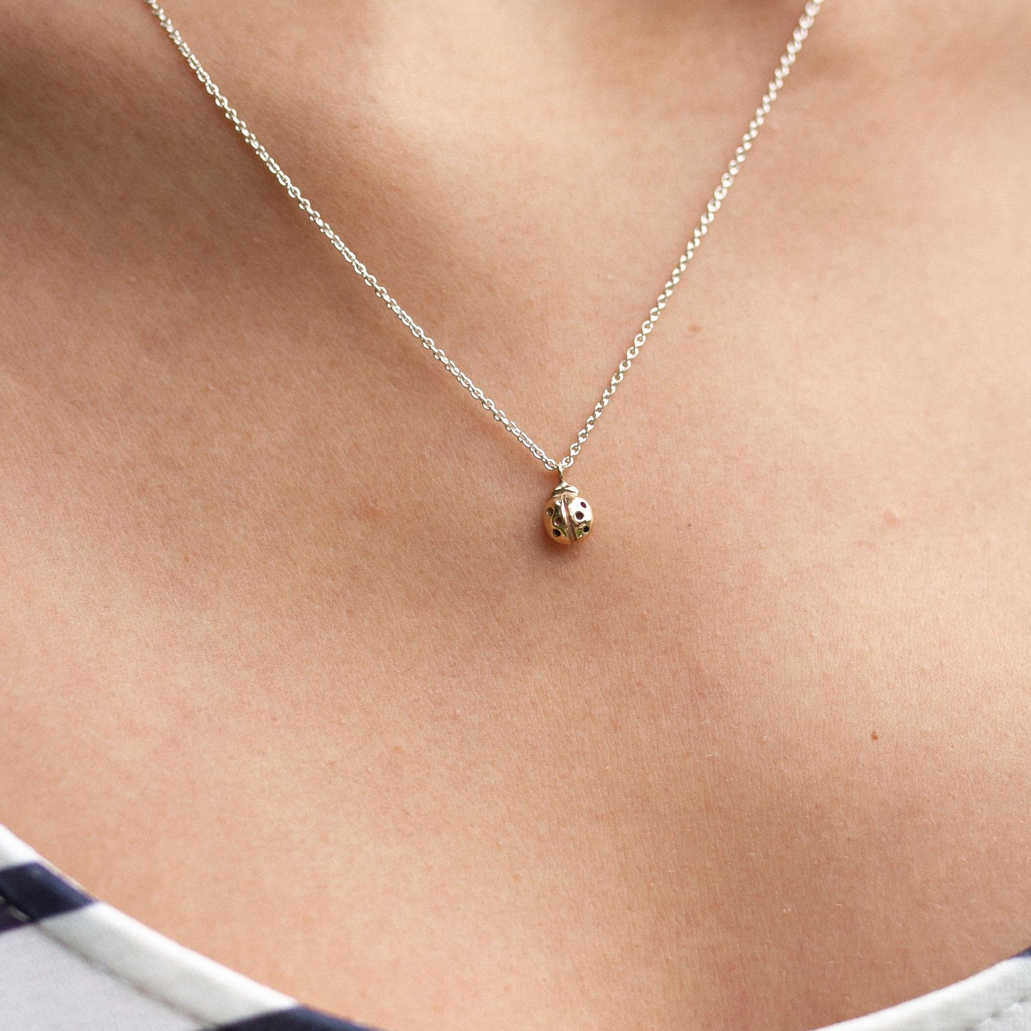 Ellen Lou Gardening Jewellery Ladybird Necklace