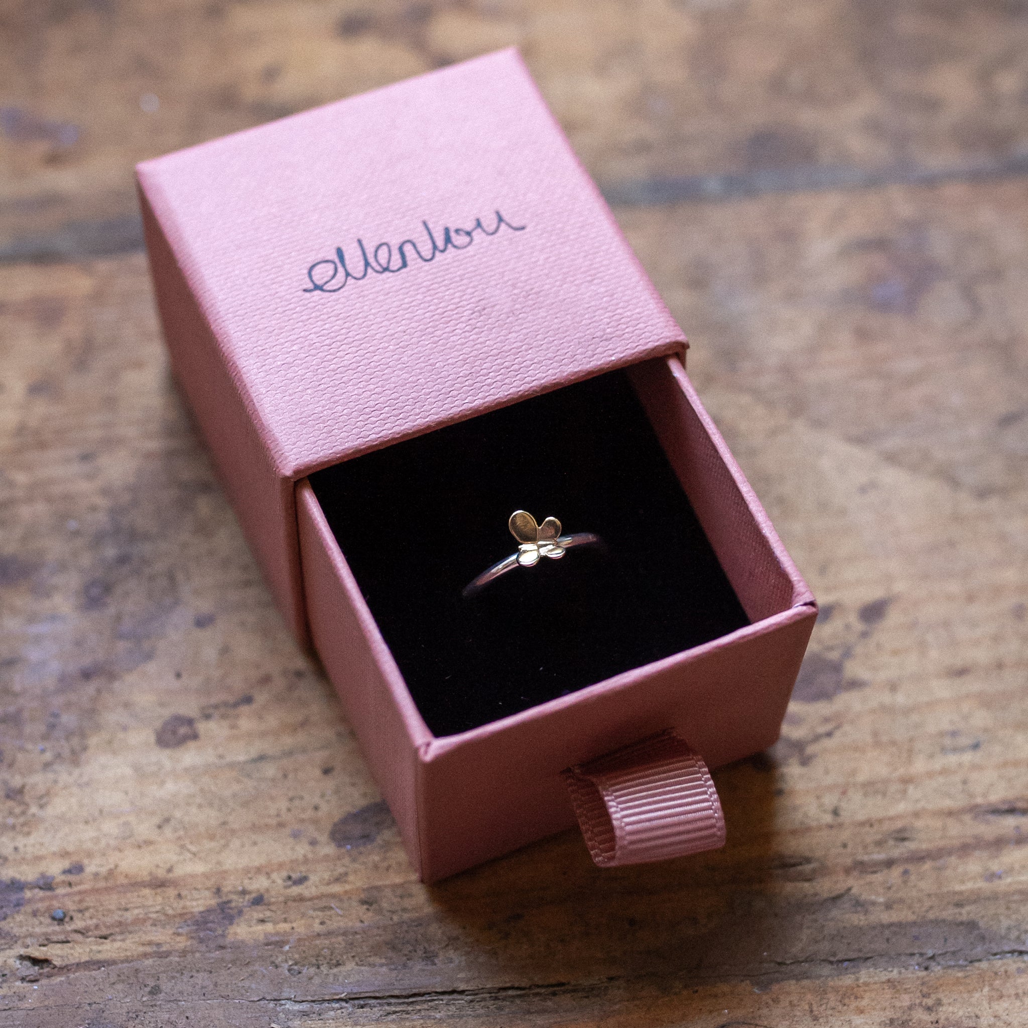 Ellen Lou Gardening Jewellery Ring Gift Box