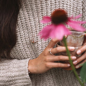 Ellen Lou Gardening Jewellery 9ct Rose Gold Watering Can Necklace