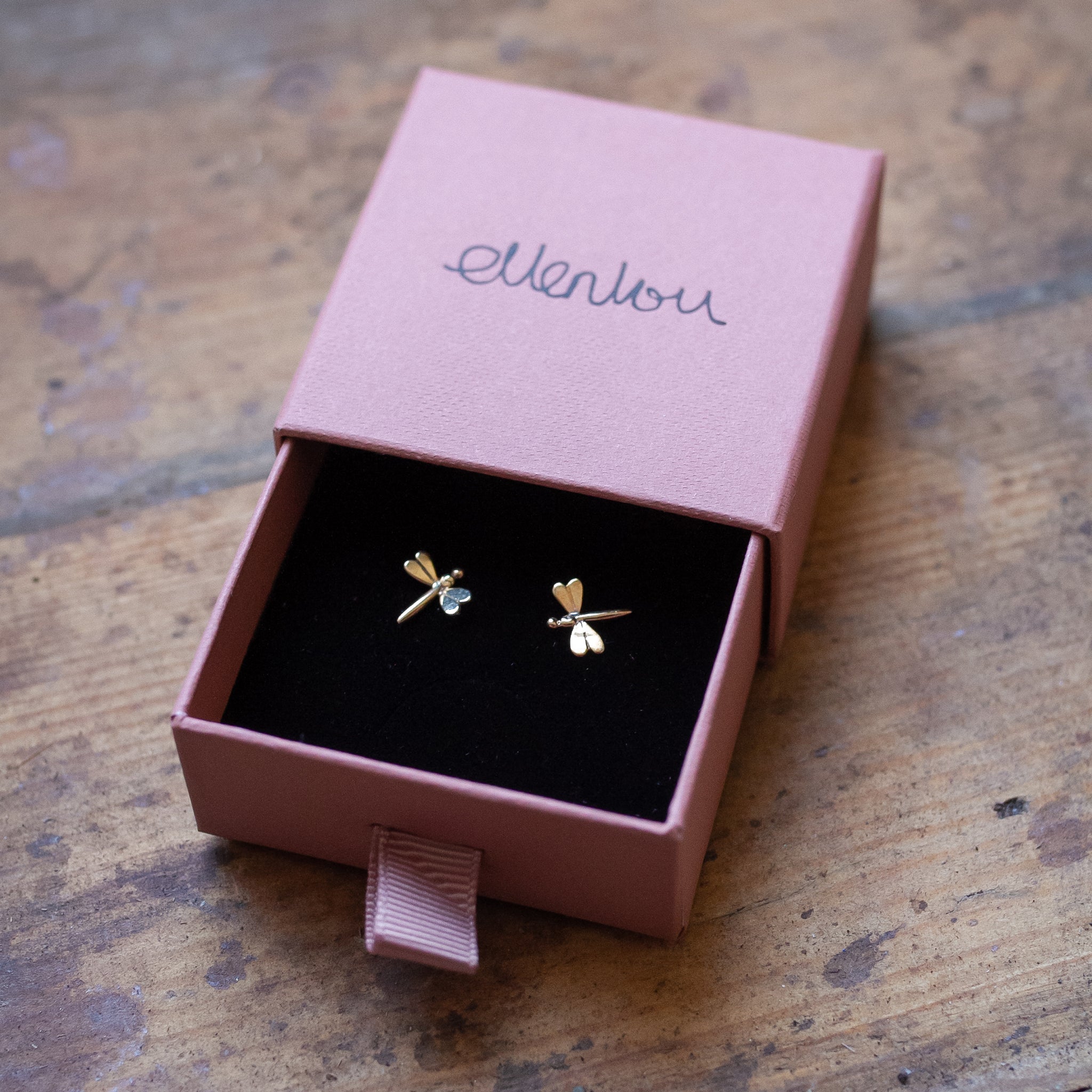 Ellen Lou Gardening Jewellery Stud Earrings Gift Box