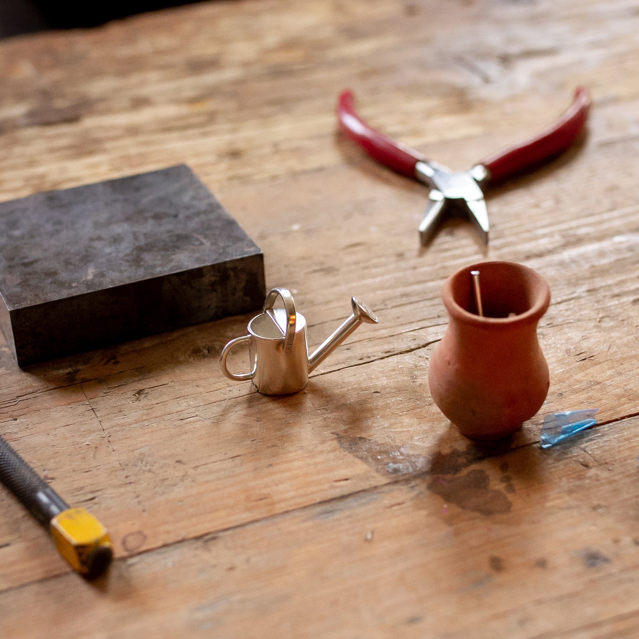 Ellen Lou Watering Can One Day Silver Workshop