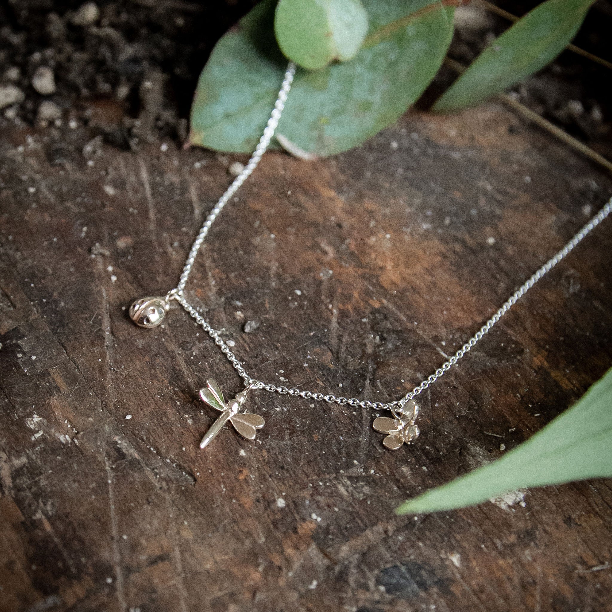 Ellen Lou Gardening Jewellery Bugs Necklace