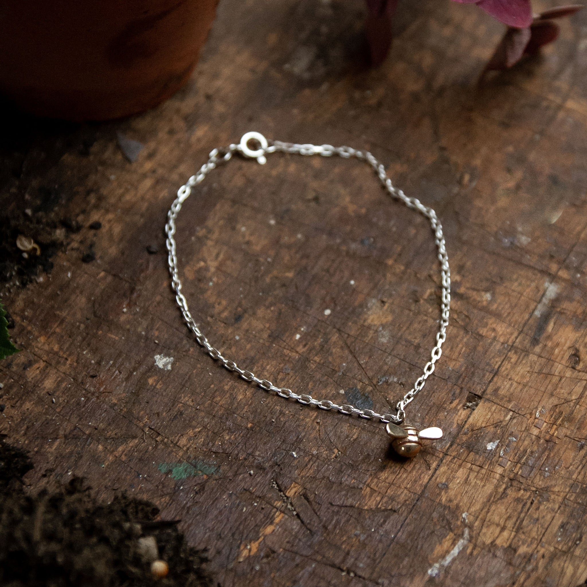 Ellen Lou Gardening Jewellery Bumble Bee Bracelet